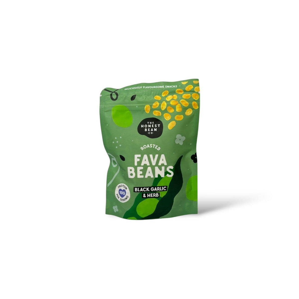 The Honest Bean Co. Roasted Fava Beans Black Garlic & Herb 120g
