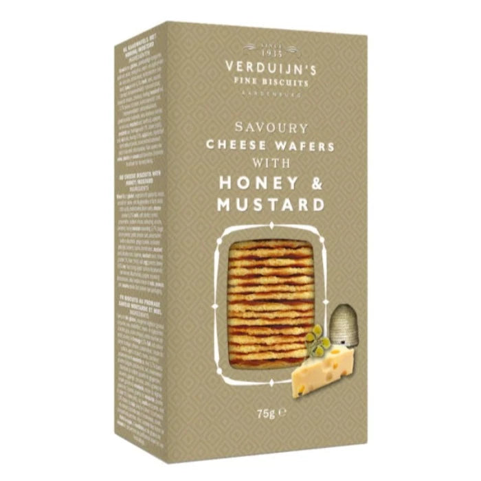 Verduijn's Mustard Wafers with Honey 75g
