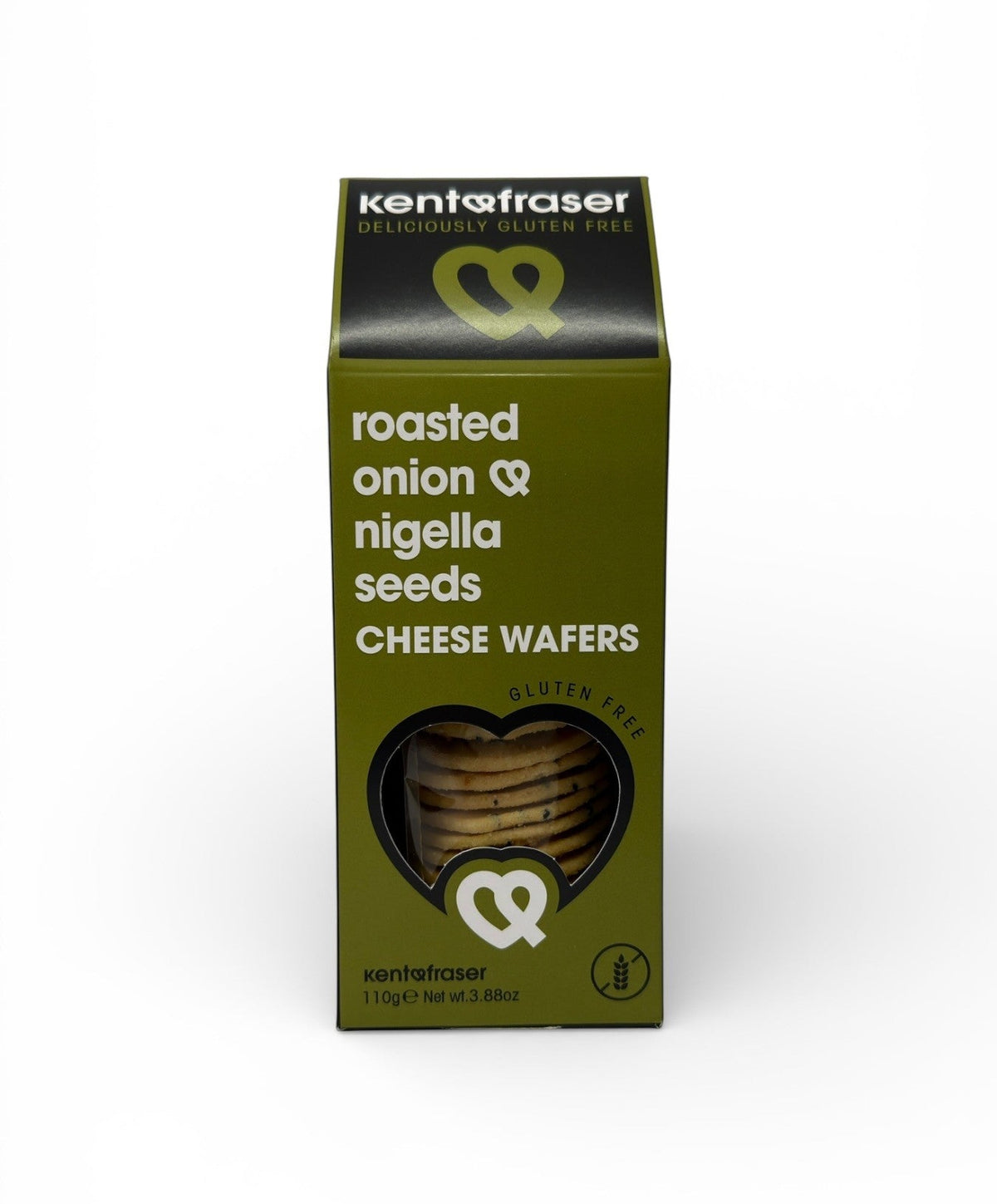 Kent & Fraser Gluten Free Onion and Nigella Seeds Cheese Wafers
