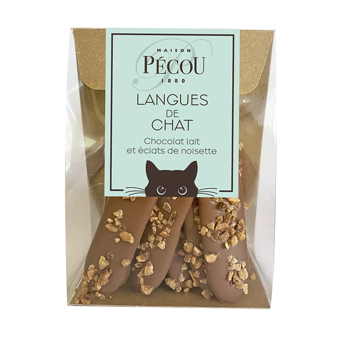 Maison Pécou Milk Chocolate Langue de Chat 80g