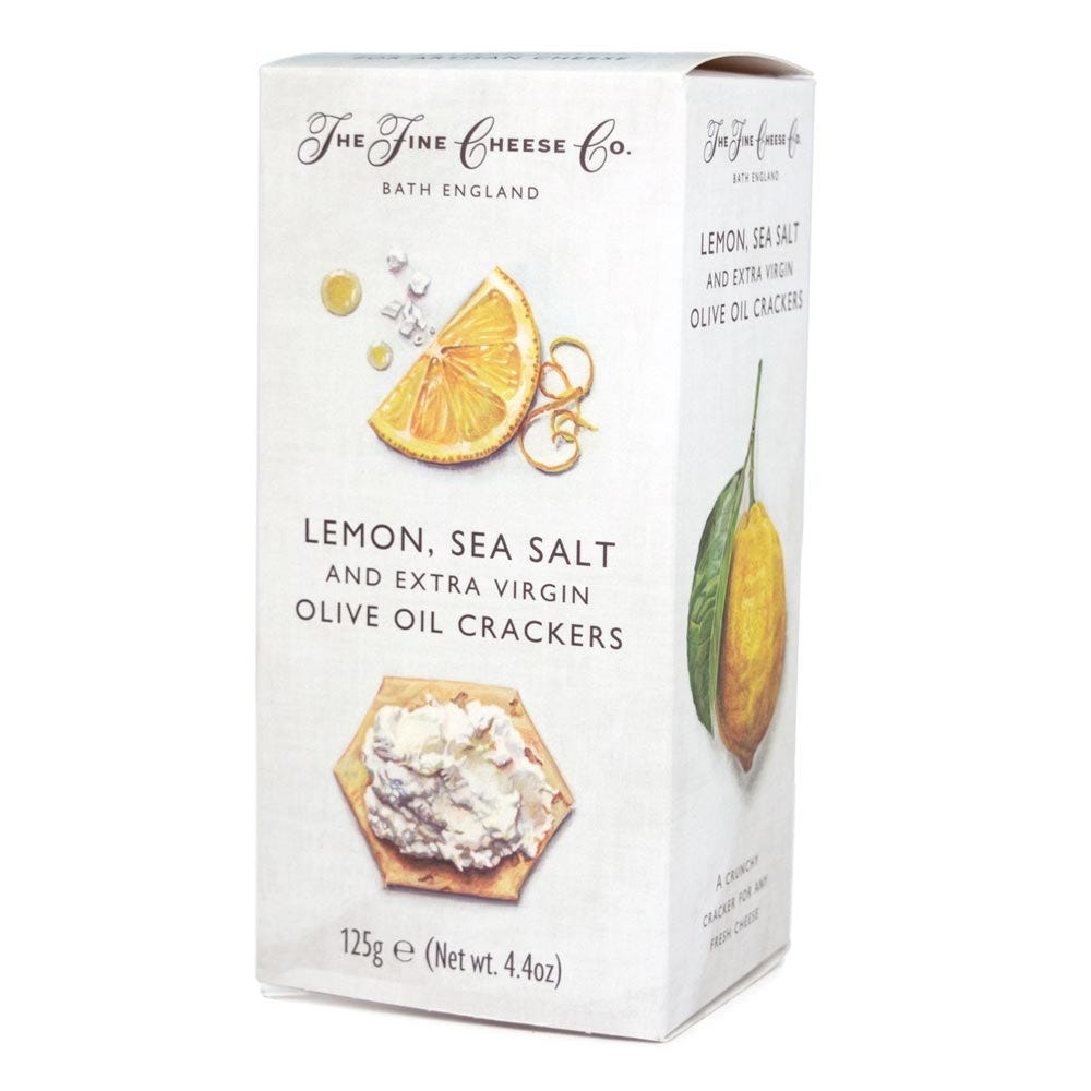 The Fine Cheese Co. Lemon Flavoured Crackers