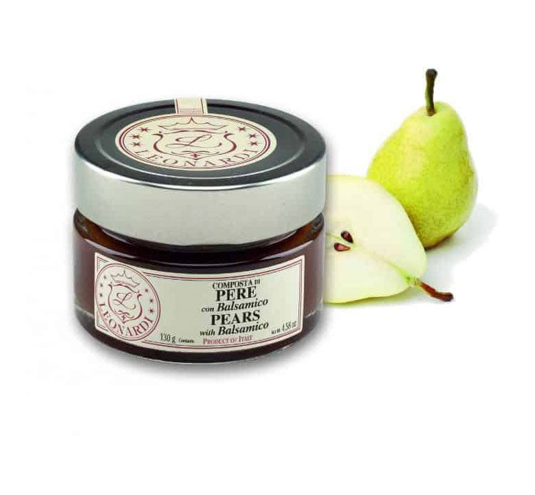 Leonardi Reale pear cheese compote jar