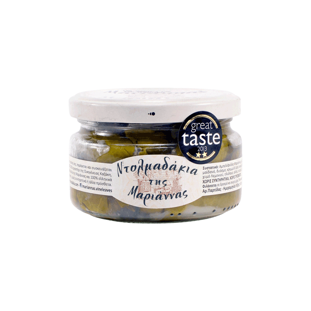 Marianna's Organic Dolmadakia 200g — pack photograph