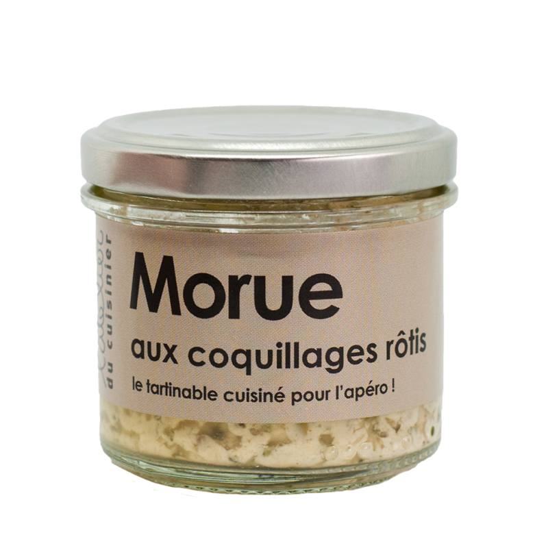L’ATELIER DU CUISINIER Cod with roasted shellfish 80g