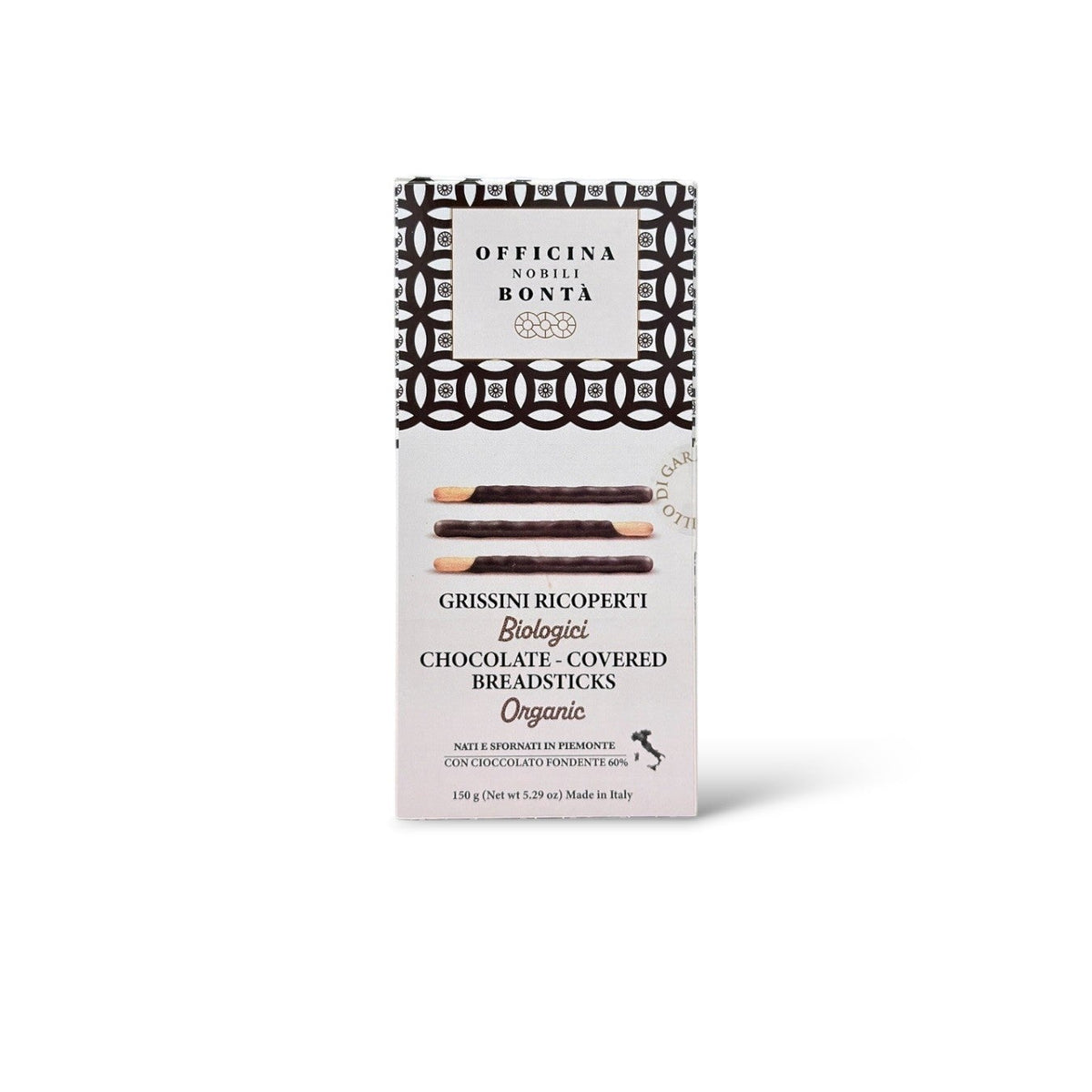 Officina Nobili Bontà Organic Chocolate-Covered Breadsticks