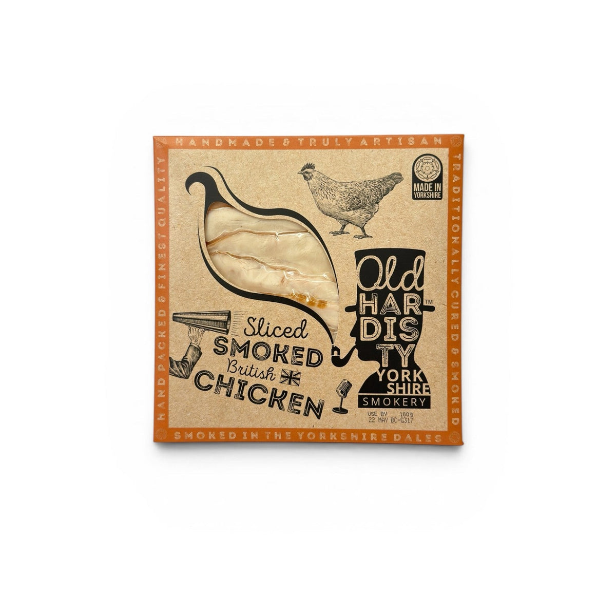 Old Hardisty Smoked Chicken Slices 100g