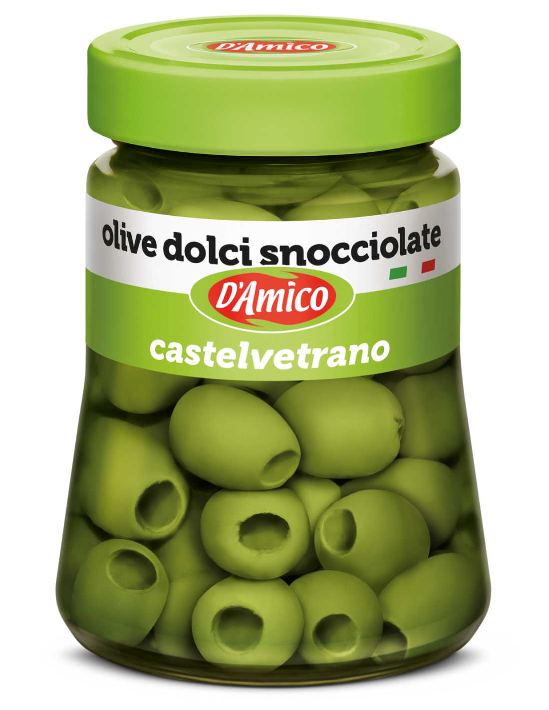 D'Amico Olive Dolci Snocciolate di Castelvetrano 290g