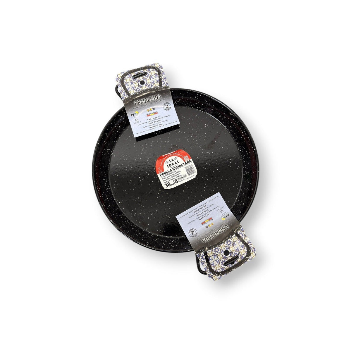 La Ideal Enamelled Paella Pan 38cm