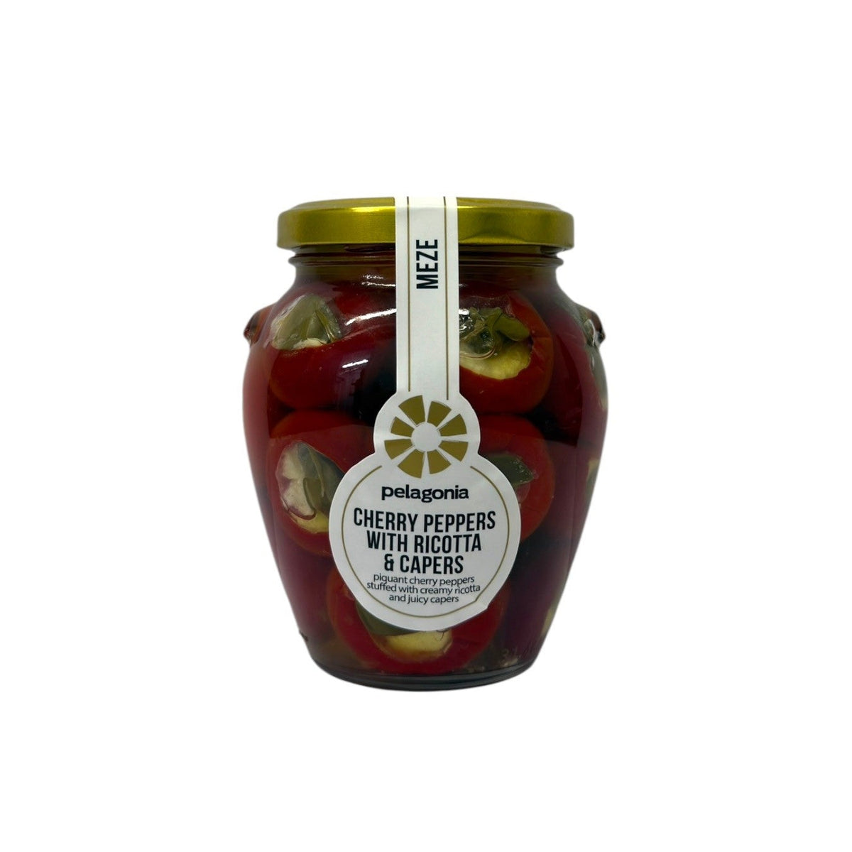 Pelagonia Cherry Peppers with Ricotta & Capers 280g