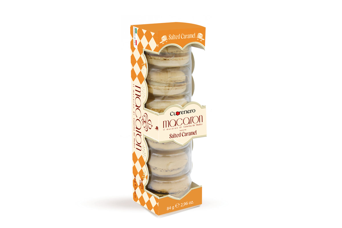 Cuorenero Salted Caramel Macarons 6pc 84g