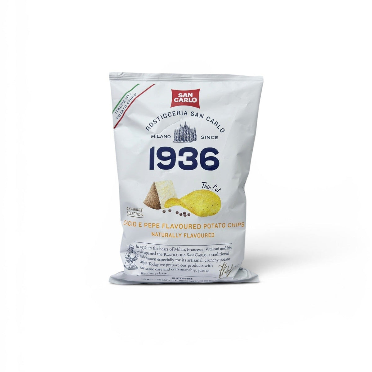 San Carlo 1936 Cacio e Pepe Potato Chips 150g