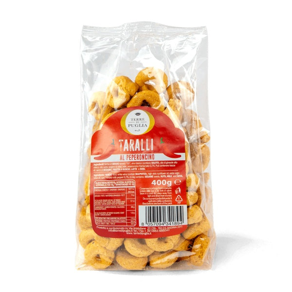 Terre di Puglia Taralli al Peperoncino 400g
