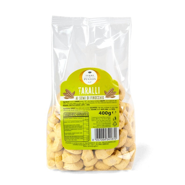 Terre di Puglia Taralli al Finocchio 400g