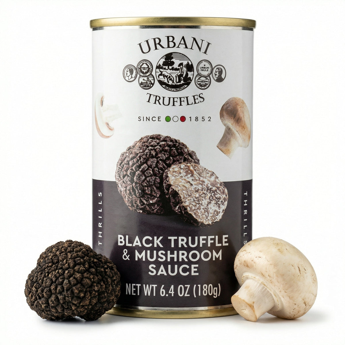 Urbani Black Truffle & Mushroom Sauce 180g manufacturer tin