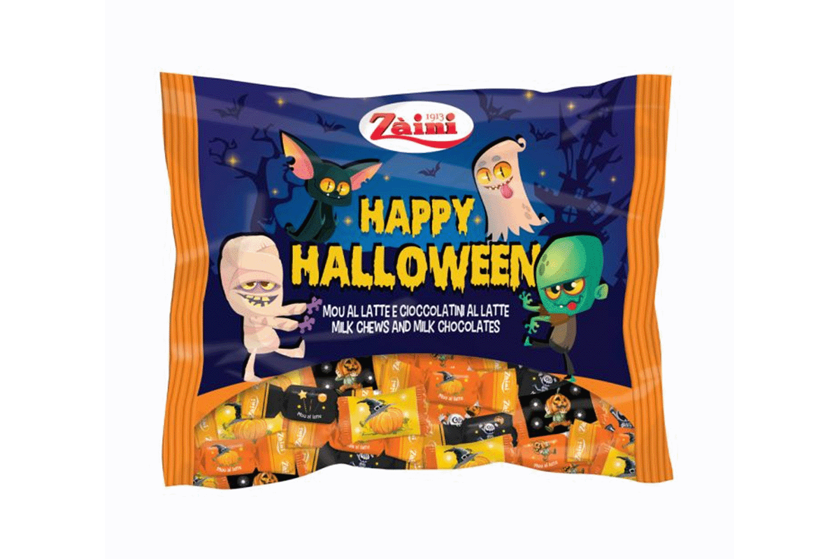 ZAINI Happy Halloween Milk Chews & Milk Chocolates Bag