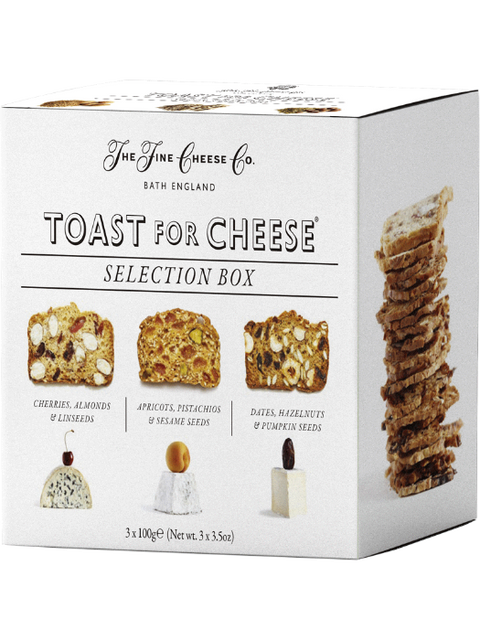THE FINE CHEESE CO. Toast for Cheese Selection 3 x 100g
