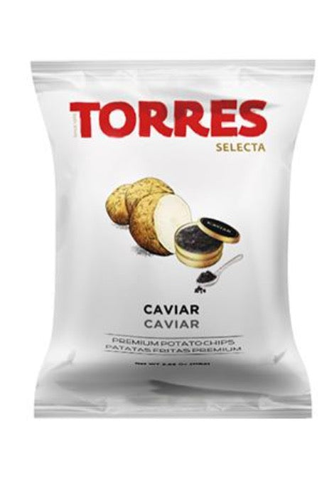 TORRES IBERICO Potato Chips with Caviar 110g
