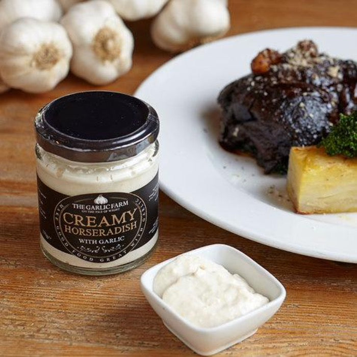 The Garlic Farm Creamy Horseradish with Garlic 170g