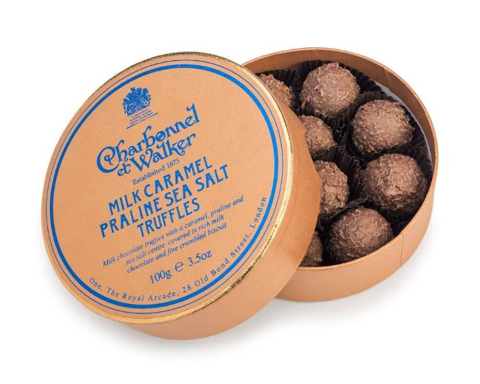 Charbonnel et Walker Milk Sea Salt Caramel Praline Chocolate Truffles
