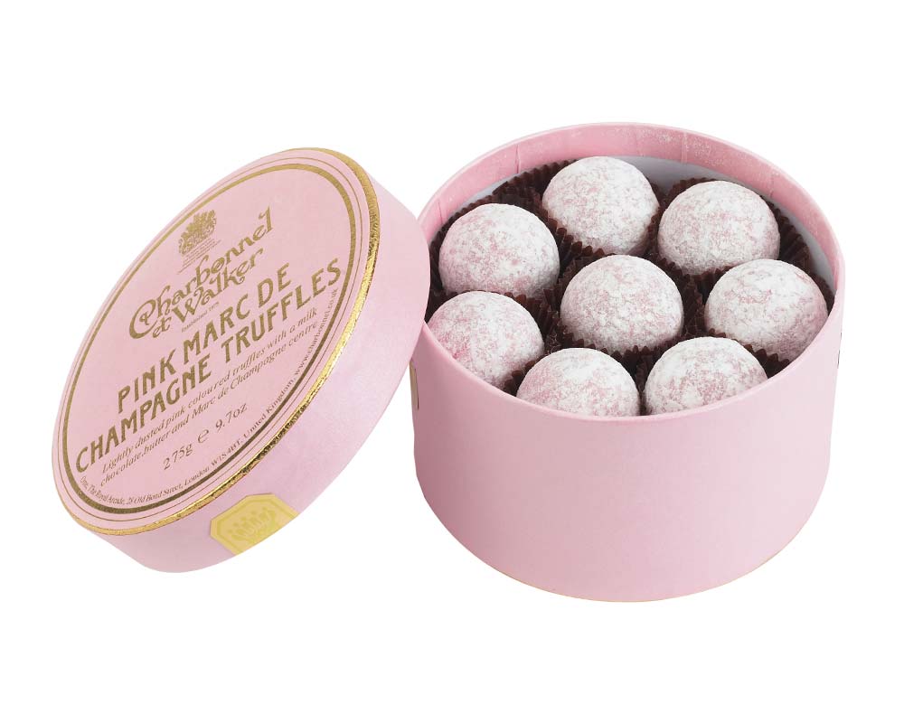 Charbonnel et Walker Pink Marc de Champagne Chocolate Truffles