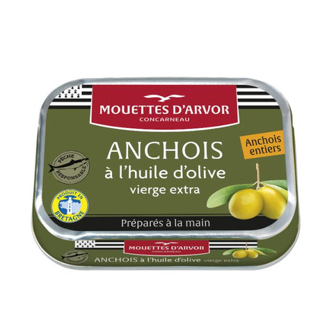MOUETTES D'ARVOR Anchovies in Extra Olive Oil 100g