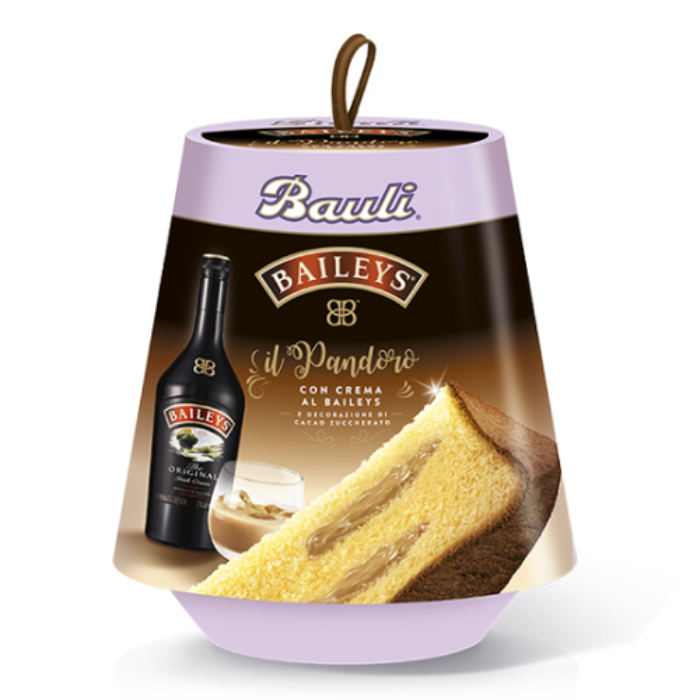 Bauli Pandoro with Baileys Cream