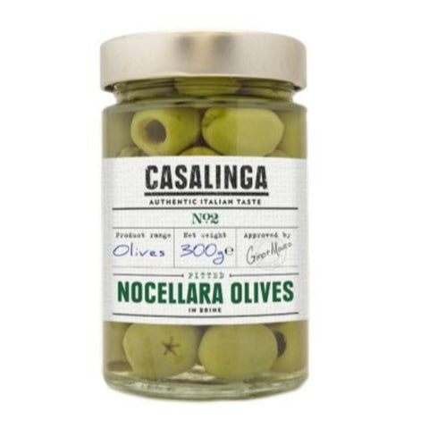 CASALINGA Pitted Nocellara of Castelvetrano Olives in Brine 300g