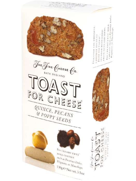 The Fine Cheese Co. Quince, Pecans & Poppy Seeds Toast for Cheese
