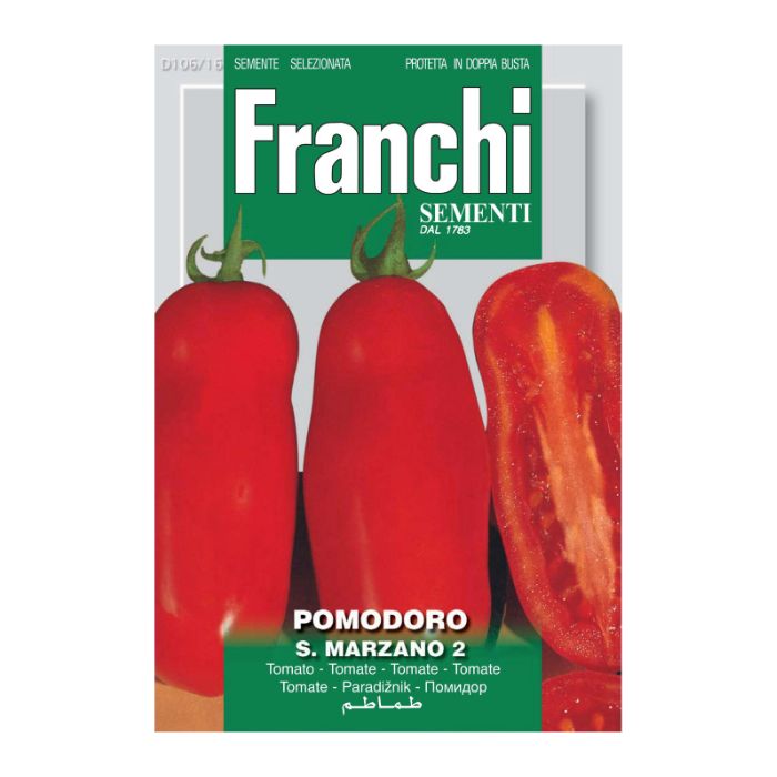 Franchi Seeds of Italy Tomato San Marzano of Naples