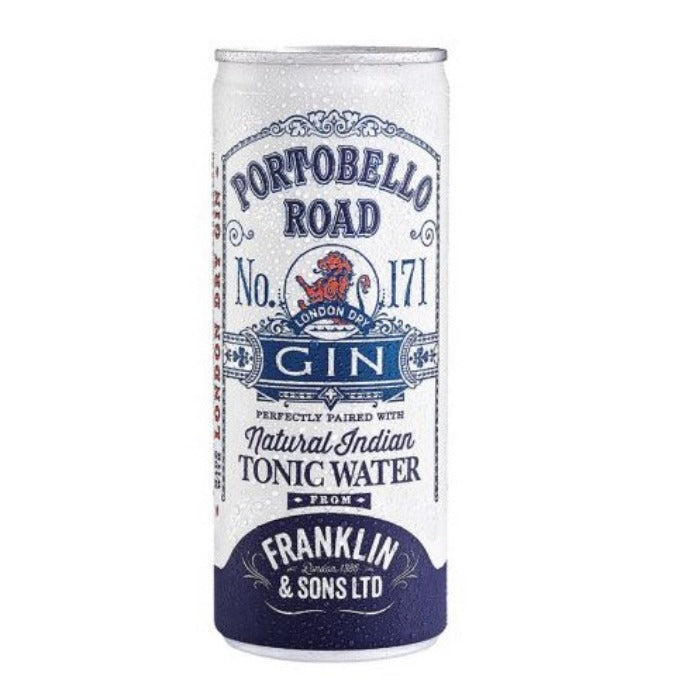 Franklin & Sons Portobello Road Gin & Natural Indian Tonic Water 250ml