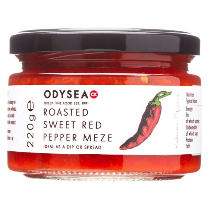 Odysea Roasted Sweet Red Pepper Meze 220g