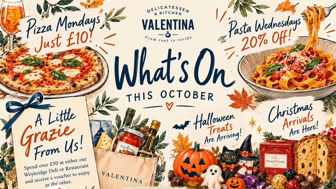 What's On at Valentina This October | Offers & Seasonal Treats