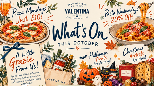 What's On at Valentina This October | Offers & Seasonal Treats