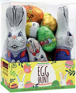 LARGE ASSORTED BUNNY & EGG HUNT BOX 12 x 400g