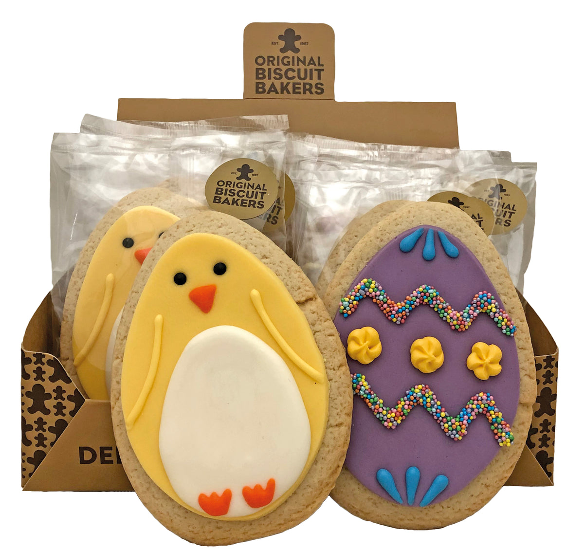 ORIGINAL BISCUIT BAKERS Sugar Easter Egg & Chick 75g