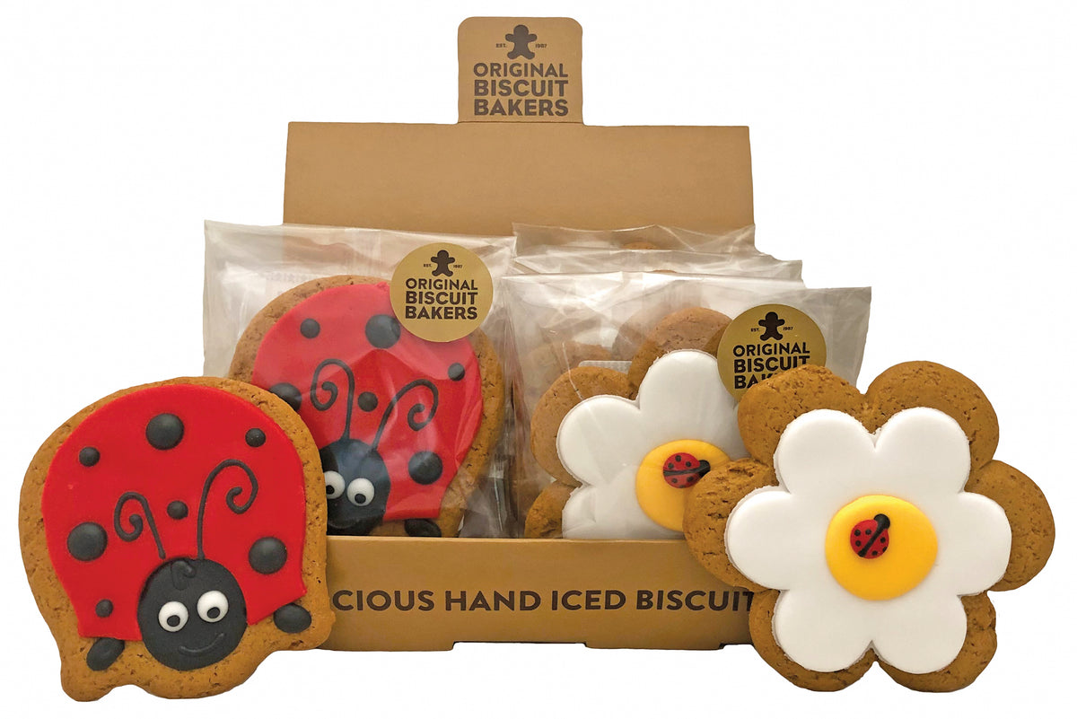 ORIGINAL BISCUIT BAKERS Gingerbread Flower & Ladybird 55g