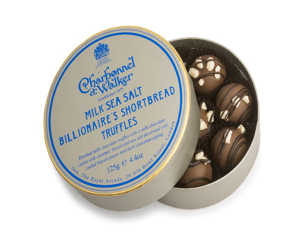 CHARBONNEL ET WALKER Milk Sea Salt Billionaire Shortbread Truffles