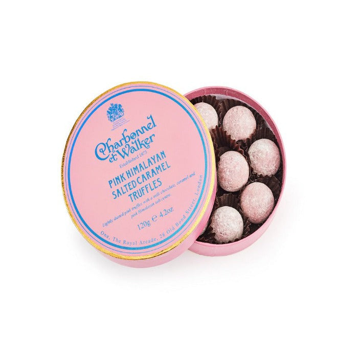 CHARBONNEL ET WALKER Pink Himalayan Salted Caramel Chocolate Truffles