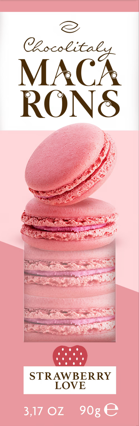 Chocolitaly Strawberry Love Macarons 90g