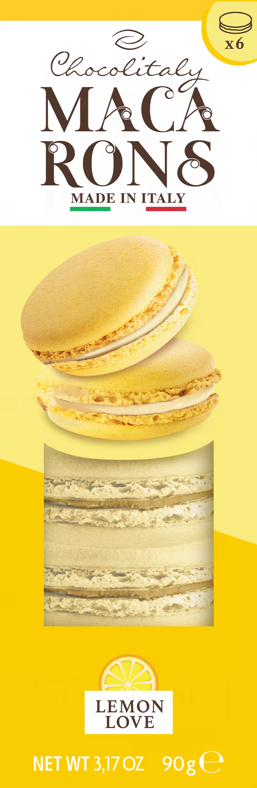 Chocolitaly Lemon Love Macarons 90g
