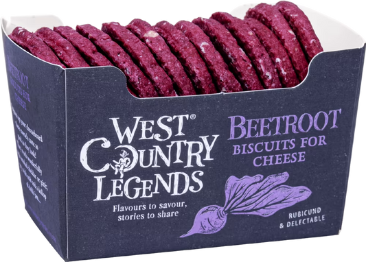 West Country Legends Beetroot Biscuits for Cheese 100g