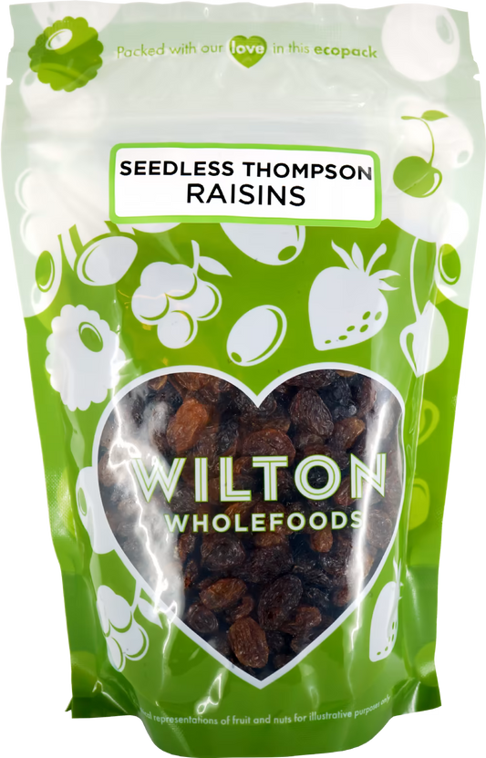 Wilton Wholefoods Seedless Thompson Raisins 375g