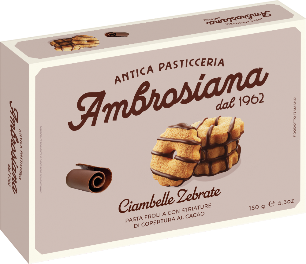 Ambrosiana Ciambelle Zebrate - Chocolate Drizzle 150g