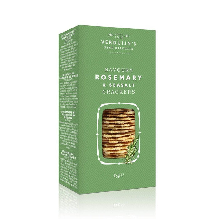 Verduijn's Rosemary Crackers with Sea Salt