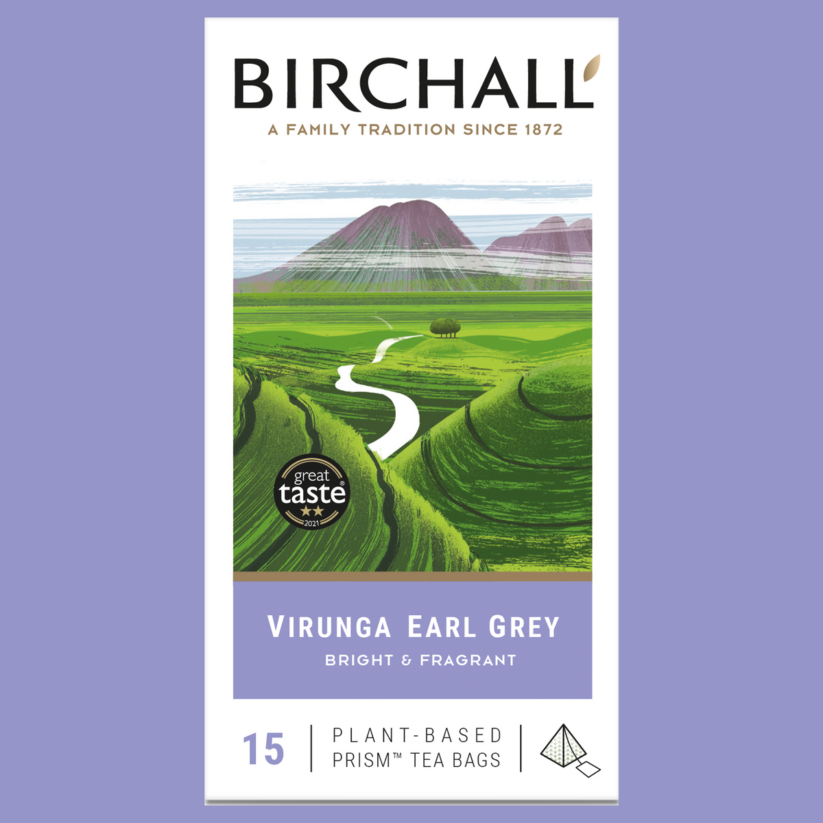 Birchall Virunga Earl Grey 15 Prism Tea Bags