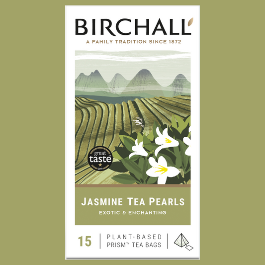 Birchall Jasmine Tea Pearls 15 Prism Tea Bags