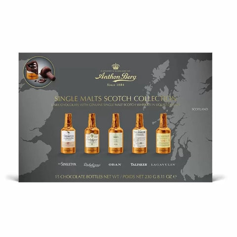 ANTHON BERG Single Malt Whisky Liqueurs 15 Pieces 230g