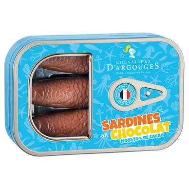 Chevaliers D'Argouges  Milk Chocolate Sardines 80g