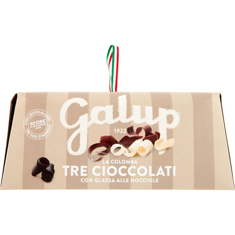 GALUP LA COLOMBA Tre Cioccolati 750g