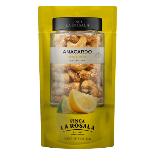 Finca La Rosala Lemon & Lime Cashew 80g